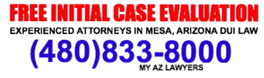 Mesa, Arizona DUI attorney ad