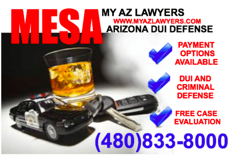 Mesa DUI attorney ad